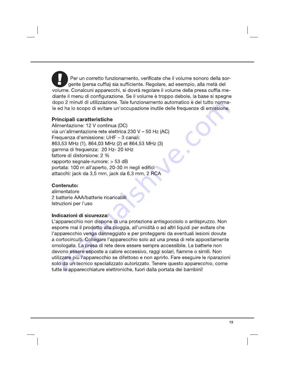 Thompson WHP3569 Скачать руководство пользователя страница 14