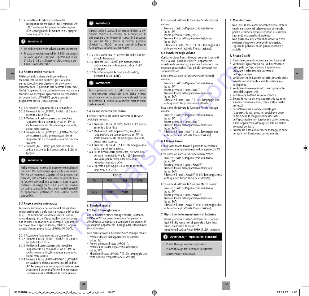 THOMSON 00131848 Operating Instructions Manual Download Page 9