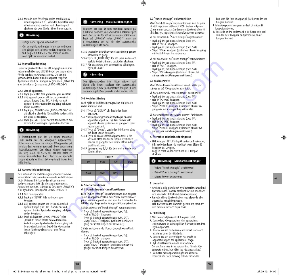 THOMSON 00131848 Operating Instructions Manual Download Page 24