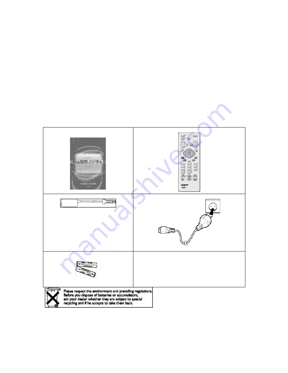 THOMSON 20LCDB03B Important Safety Instructions Manual Download Page 6