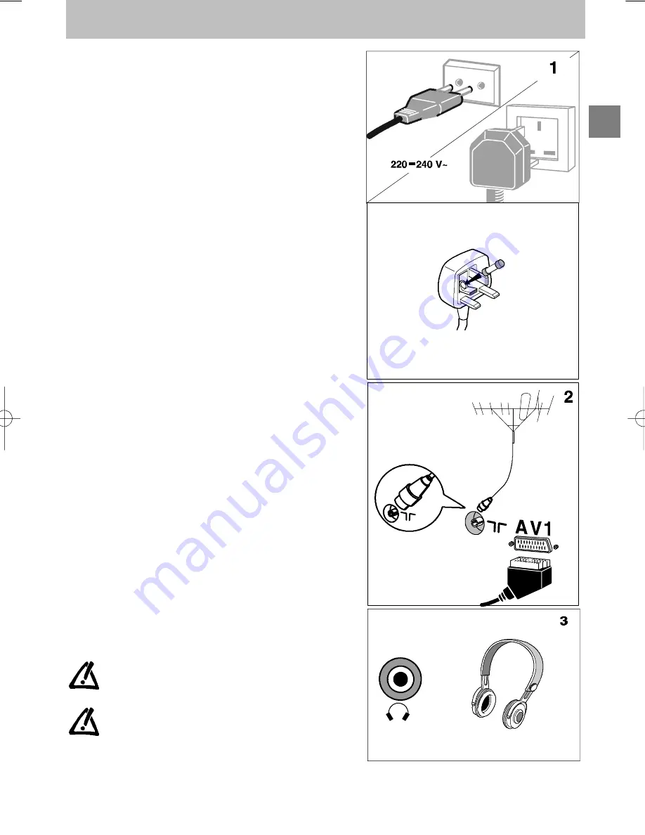 THOMSON 25DG16ET Manual Download Page 5