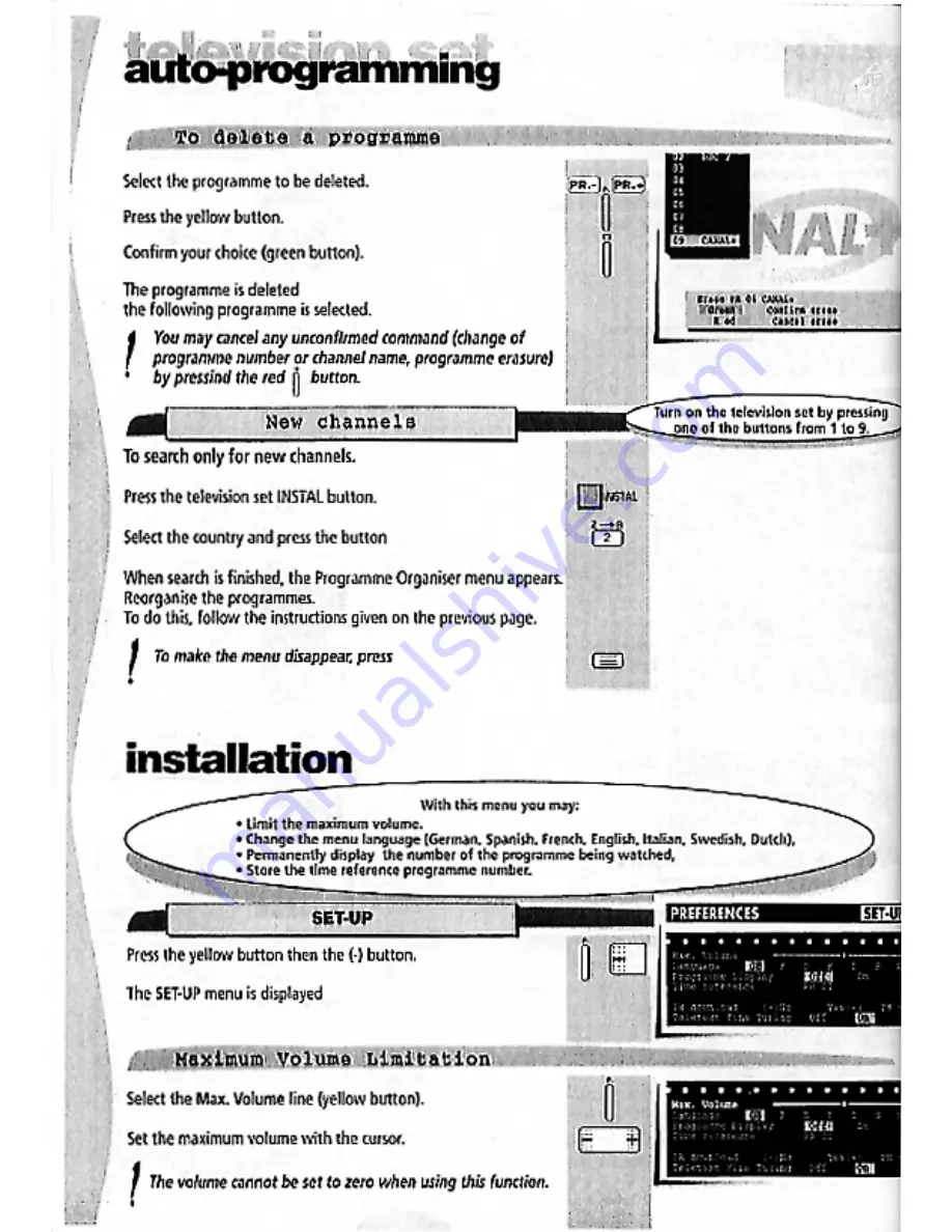 THOMSON 29DU78NV User Manual Download Page 8