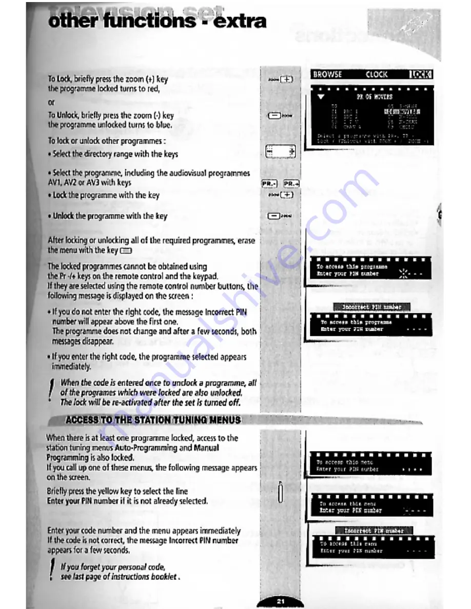 THOMSON 29DU78NV User Manual Download Page 21