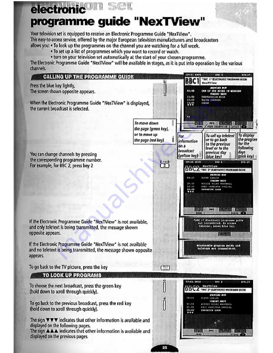 THOMSON 29DU78NV User Manual Download Page 25