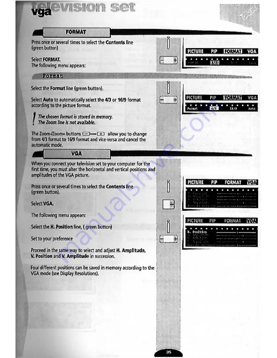 THOMSON 29DU78NV User Manual Download Page 35