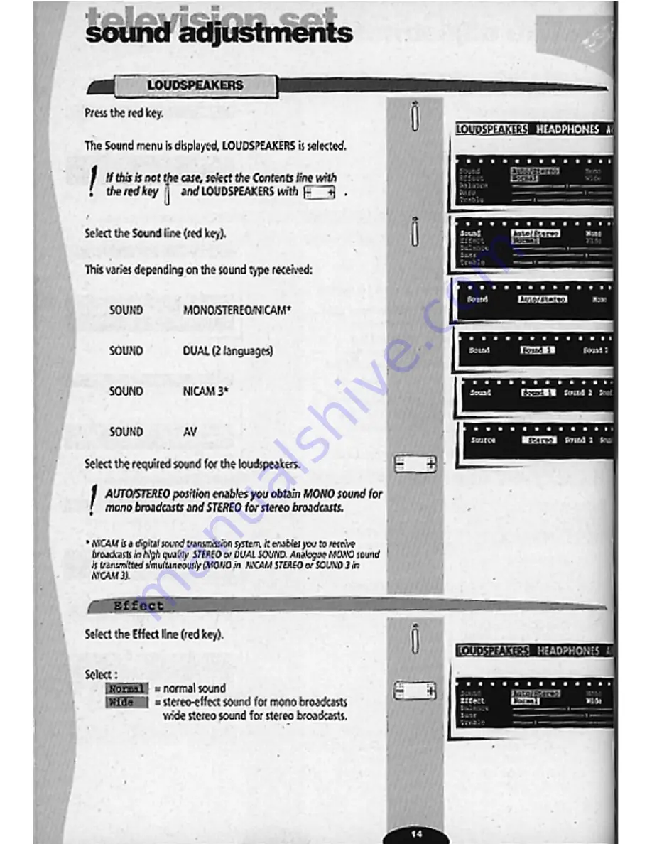 THOMSON 32VT68NV User Manual Download Page 14