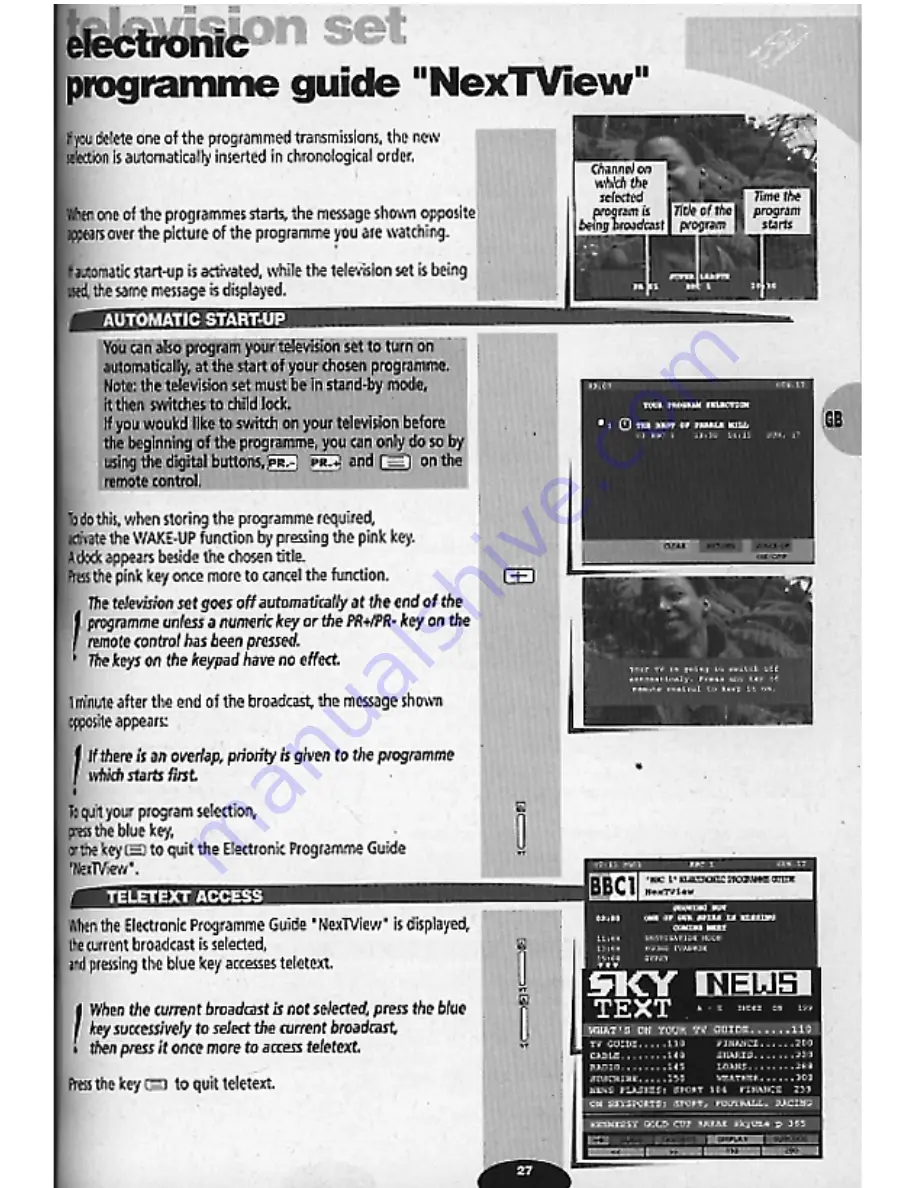 THOMSON 32VT68NV User Manual Download Page 27