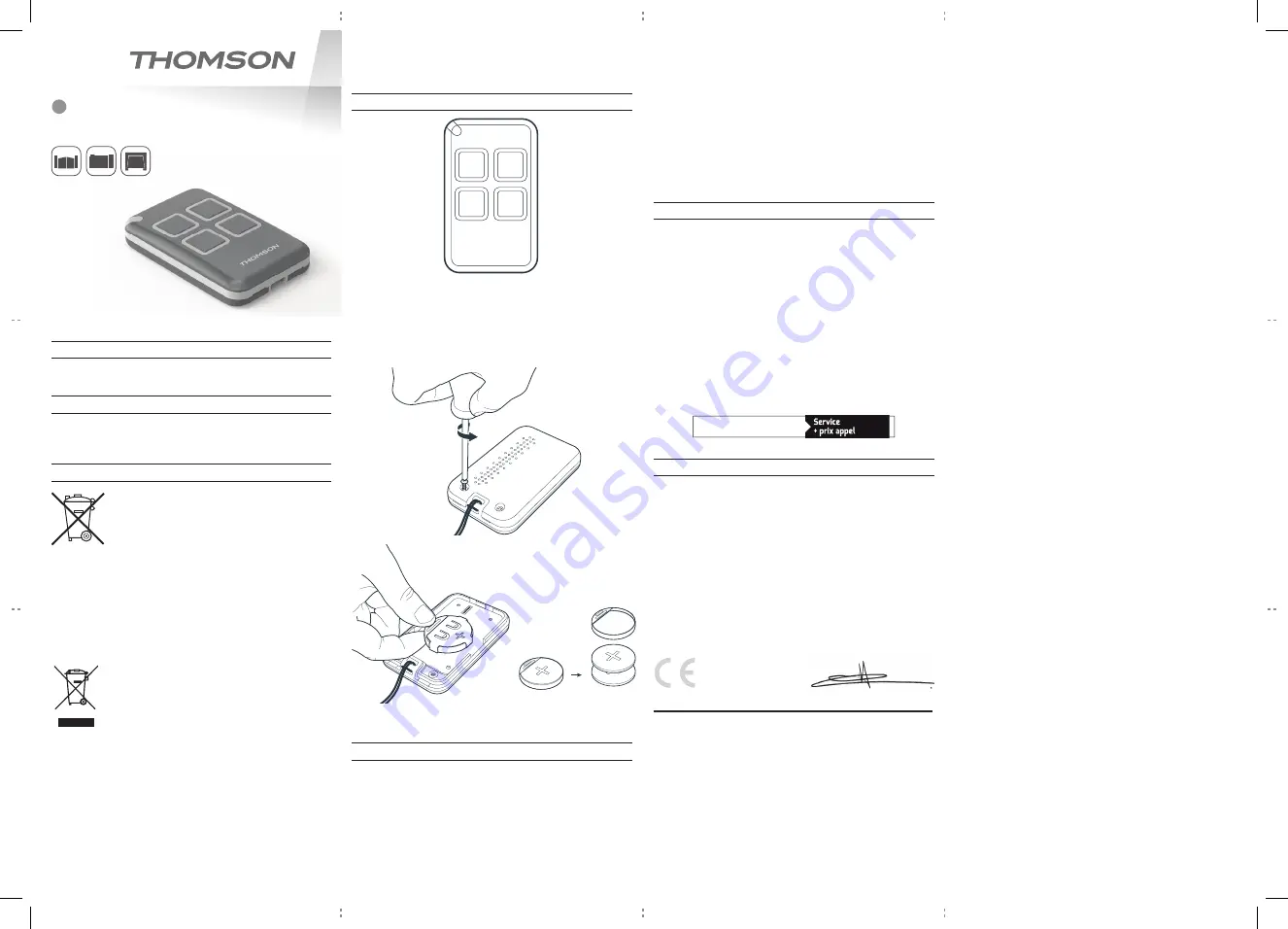 THOMSON 510050 Скачать руководство пользователя страница 2