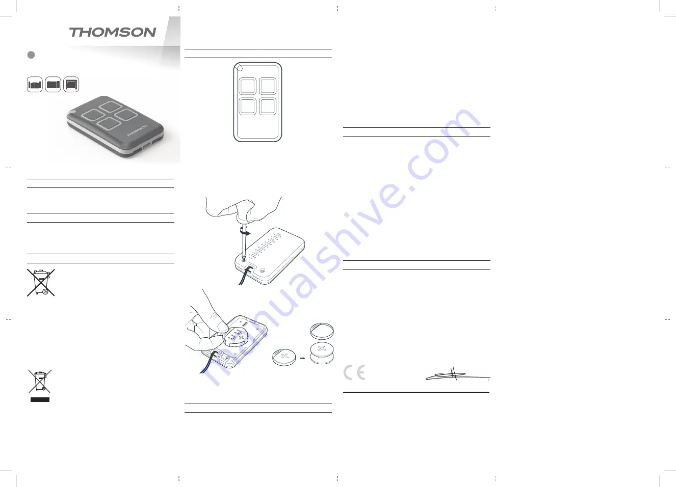 THOMSON 510050 Скачать руководство пользователя страница 3