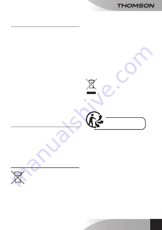 THOMSON 512191 Manual Download Page 5