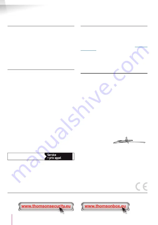 THOMSON 512397 Скачать руководство пользователя страница 24