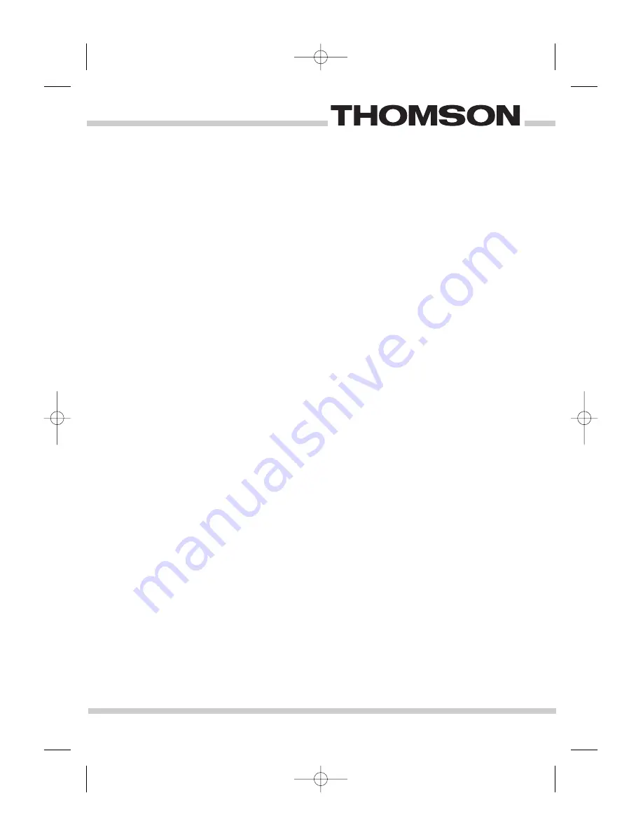 THOMSON BOT610MXD - Manual Download Page 1