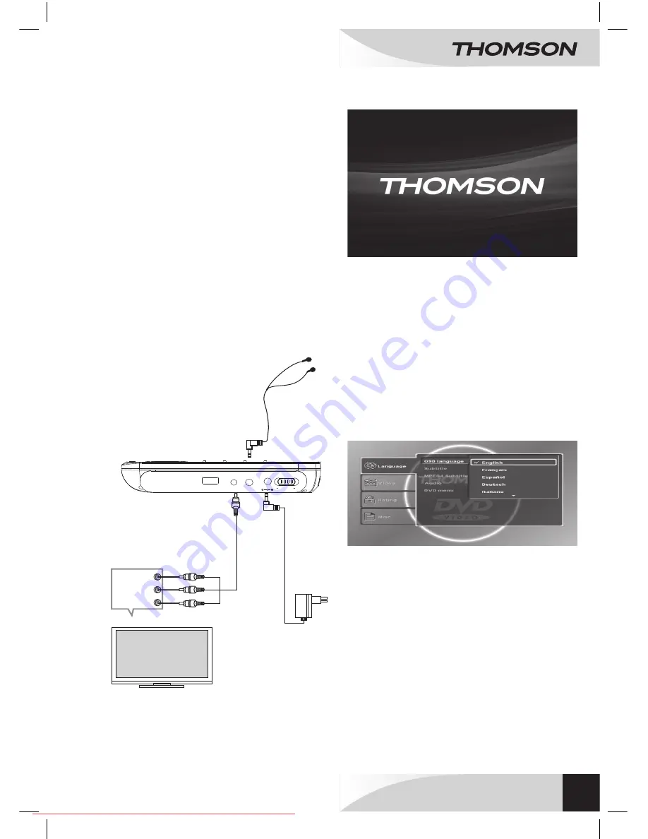 THOMSON DP7200 User Manual Download Page 43