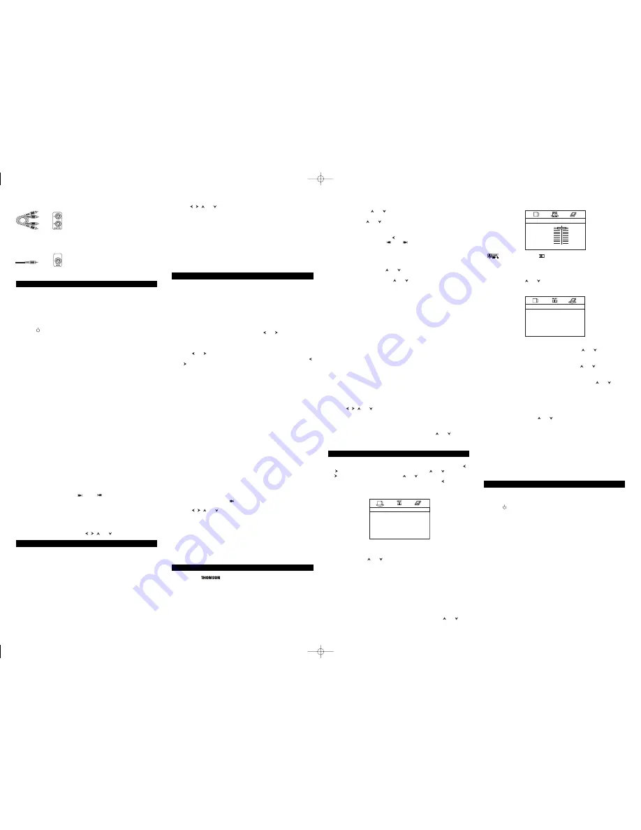 THOMSON DTH109E User Manual Download Page 2