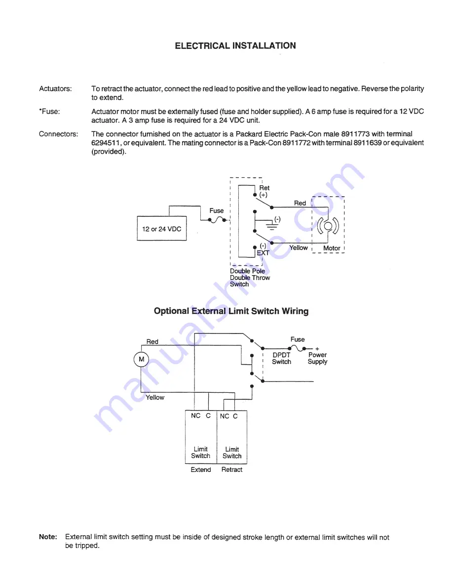 THOMSON Electrak 1 Series Скачать руководство пользователя страница 7