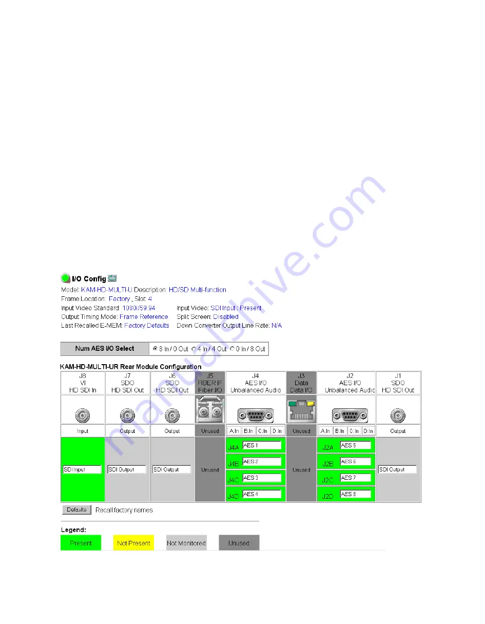 THOMSON Grass Valley KAM-HD-MULTI Скачать руководство пользователя страница 44