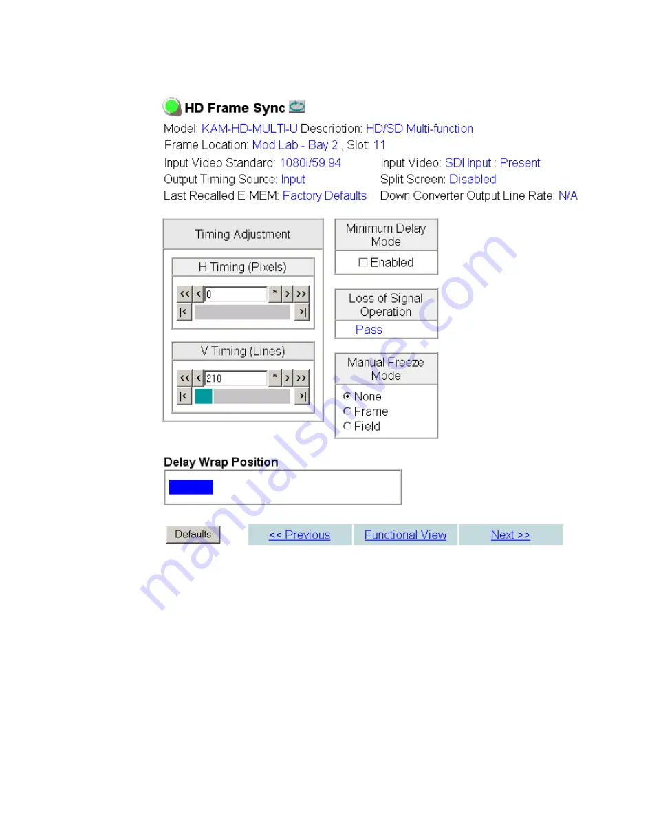 THOMSON Grass Valley KAM-HD-MULTI Instruction Manual Download Page 57