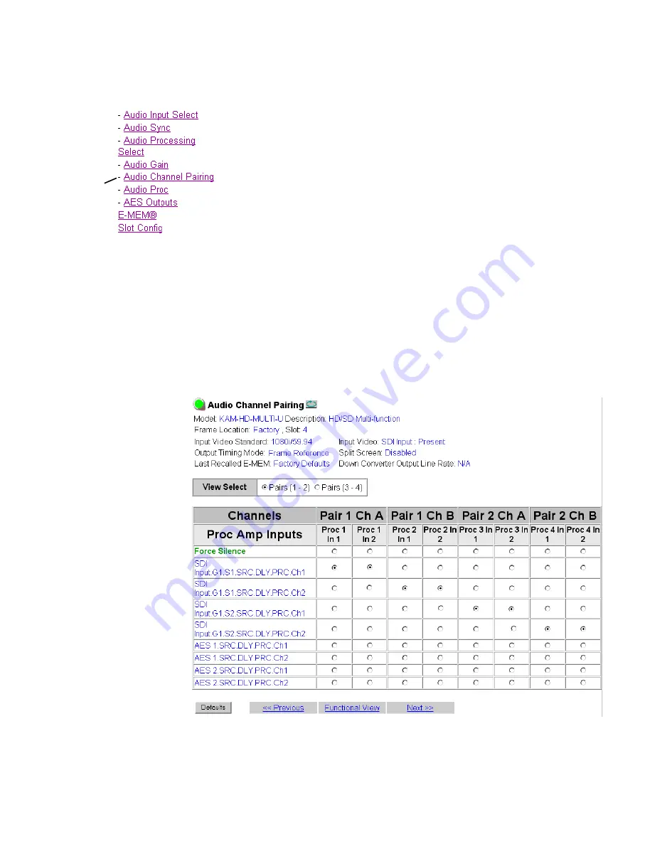 THOMSON Grass Valley KAM-HD-MULTI Скачать руководство пользователя страница 77