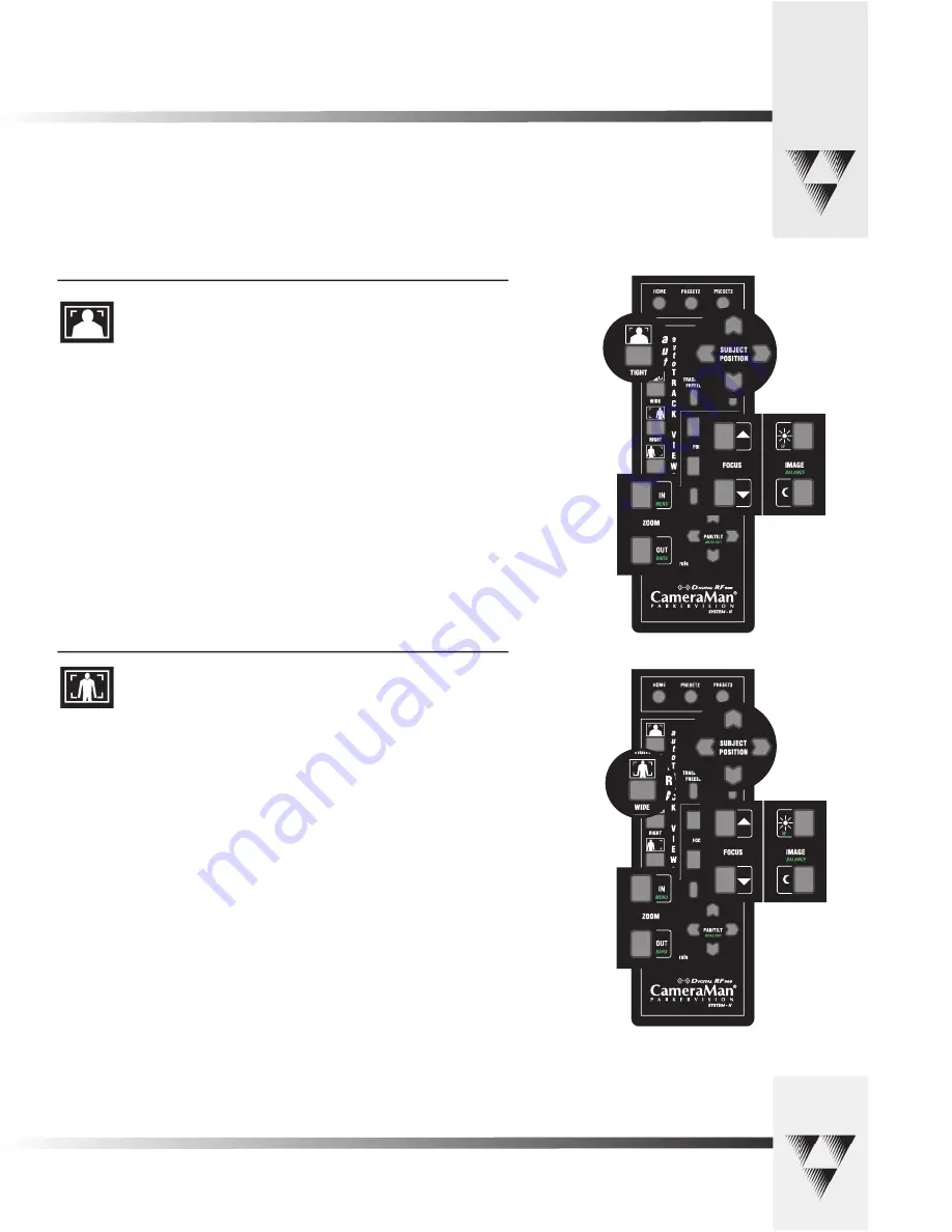 THOMSON Grass Valley ParkerVision Camera Man Скачать руководство пользователя страница 20