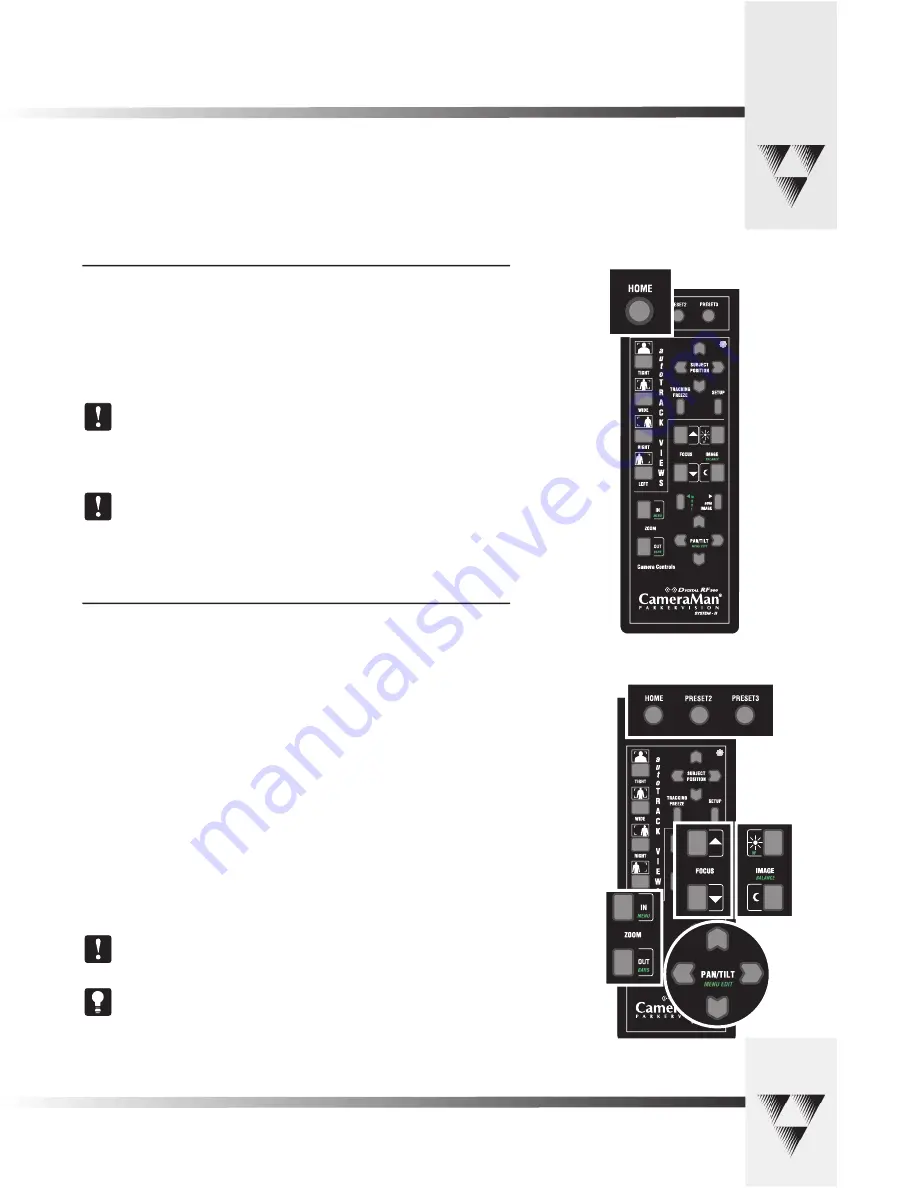 THOMSON Grass Valley ParkerVision Camera Man Скачать руководство пользователя страница 24