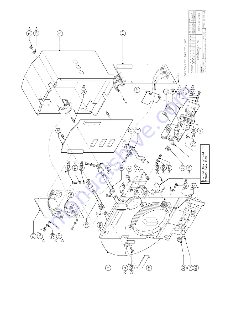 THOMSON LDK 100 Technical Manual Download Page 58