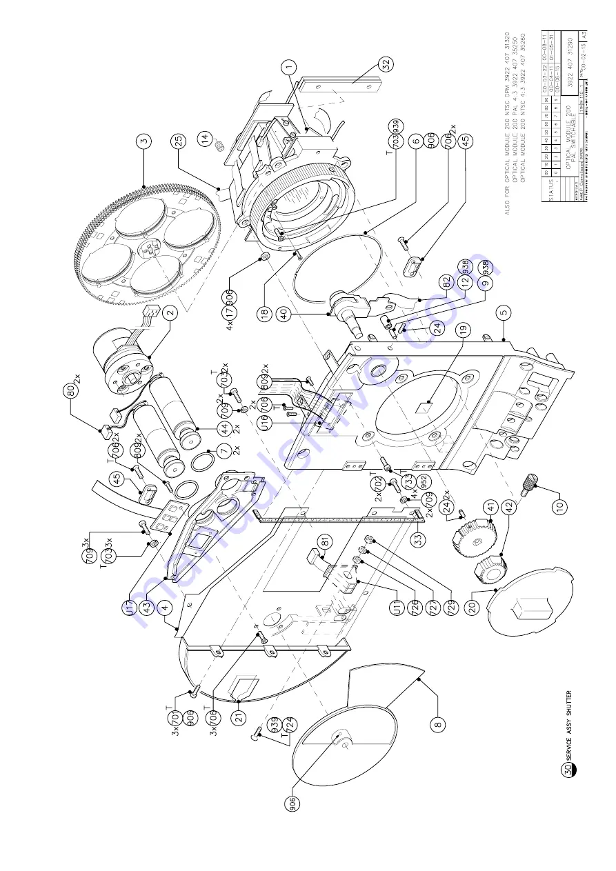 THOMSON LDK 200 Technical Manual Download Page 53