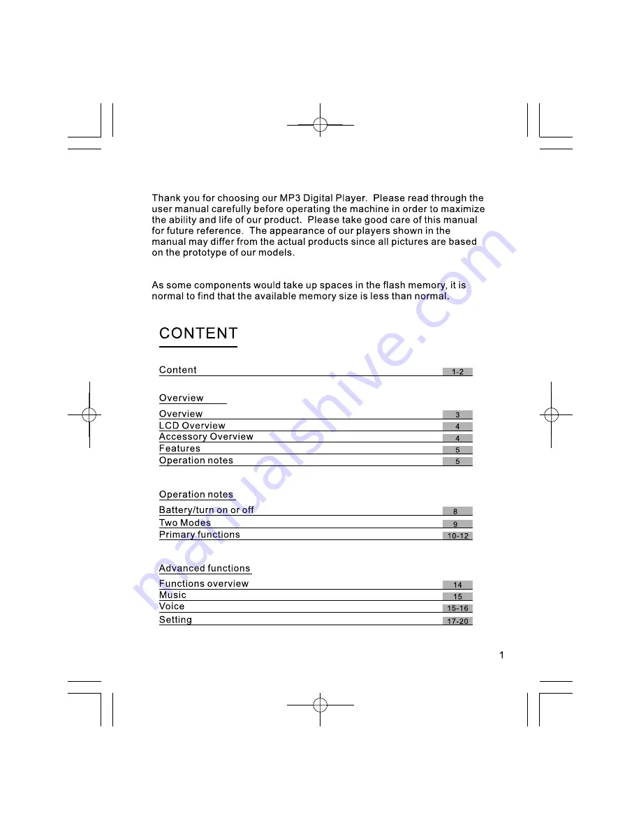 THOMSON Lyra PDP5512K User Manual Download Page 2