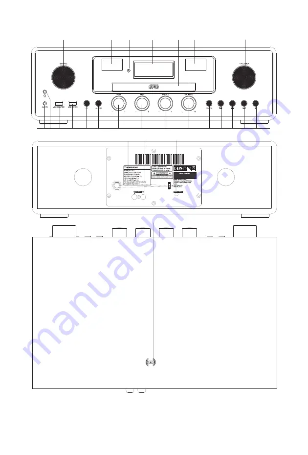 THOMSON MIC250IBT Operating Instructions Manual Download Page 84