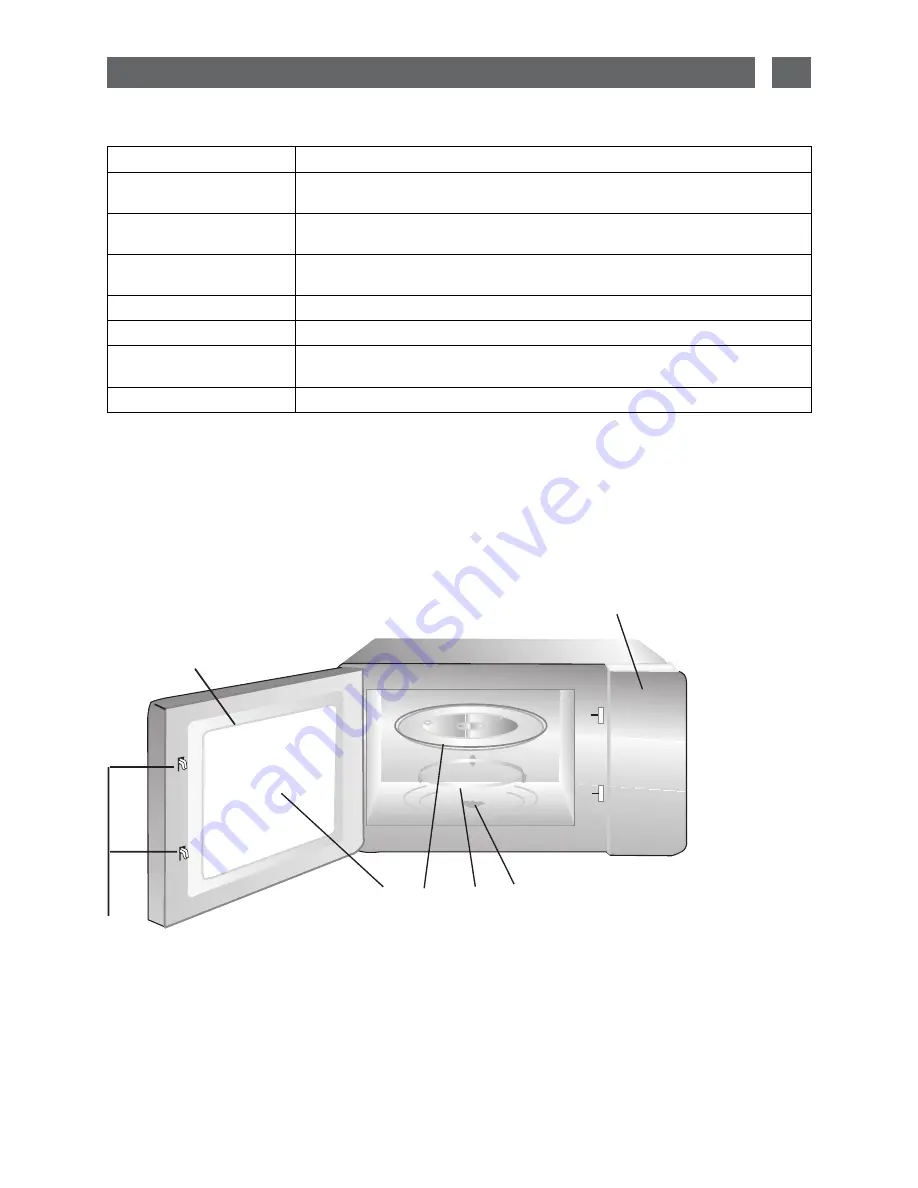 THOMSON MWT261XD Manual Download Page 9