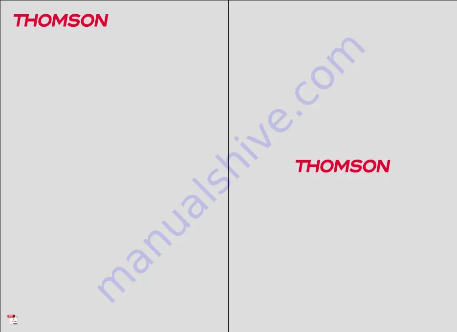 THOMSON QY-B202 User Manual Download Page 1