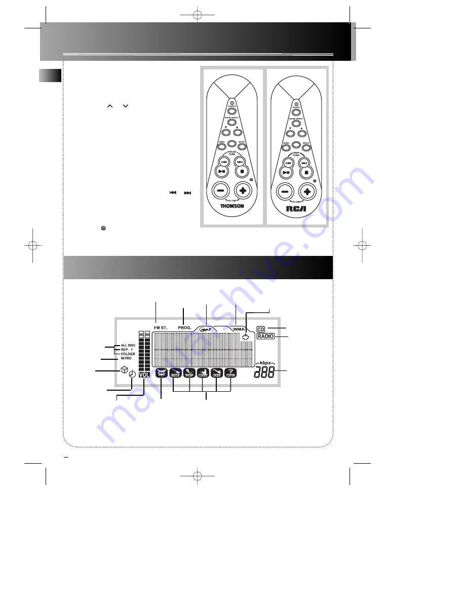 THOMSON RCD128 Скачать руководство пользователя страница 10