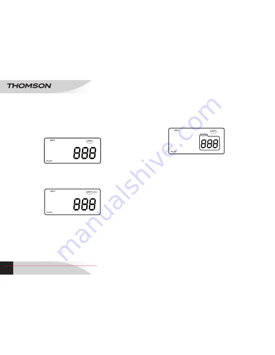 THOMSON RCD203U User Manual Download Page 14