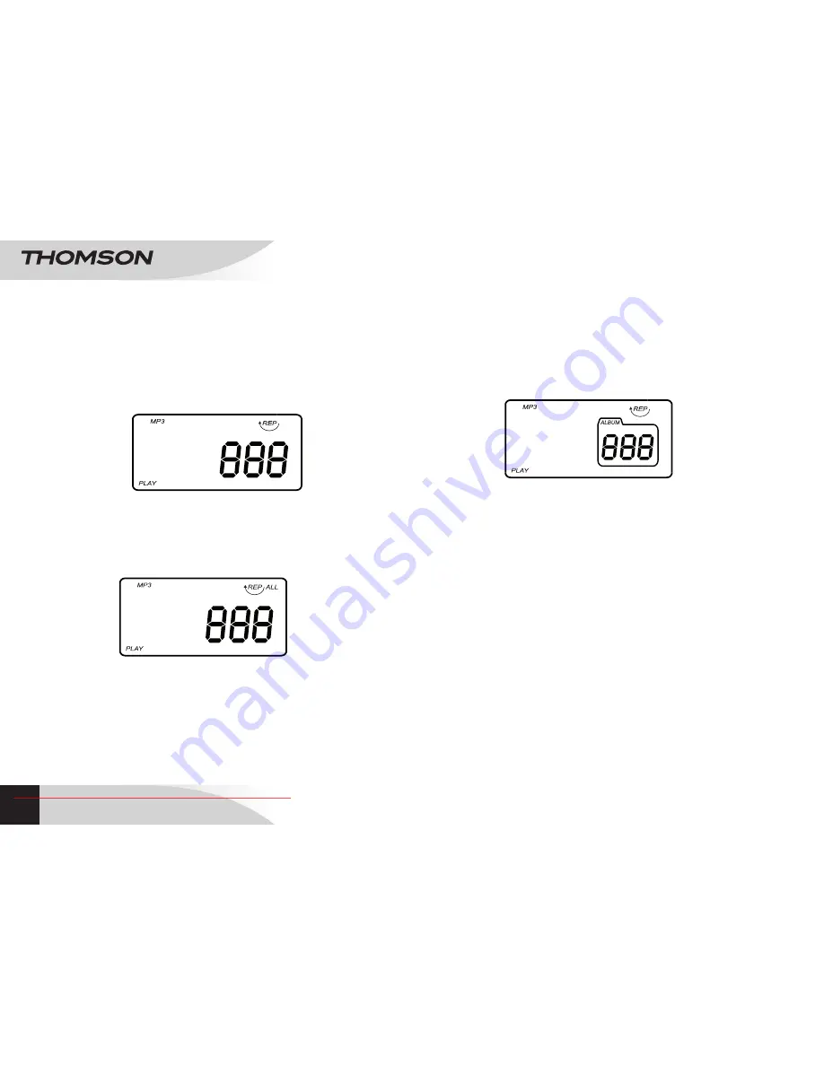 THOMSON RCD203U User Manual Download Page 42