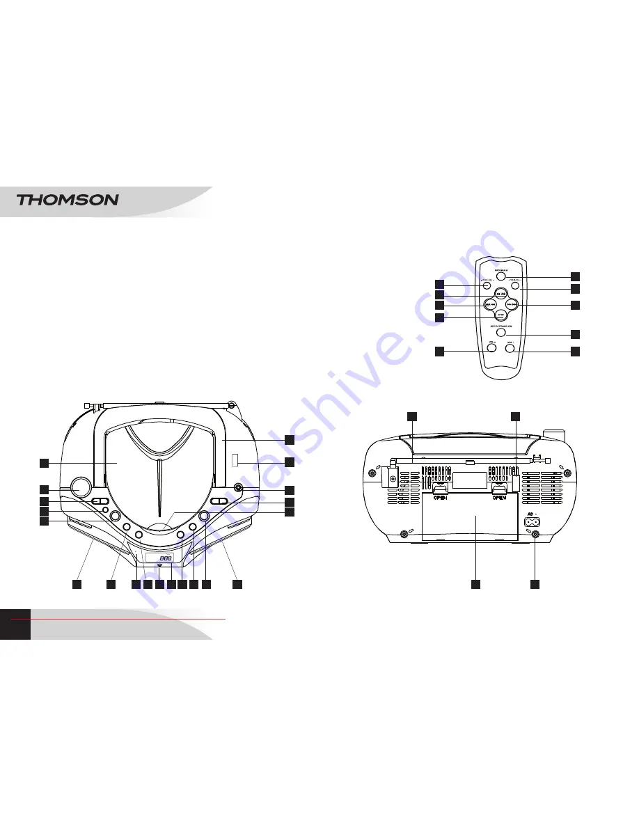 THOMSON RCD203U User Manual Download Page 52