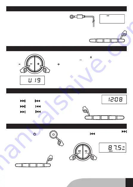 THOMSON RCD400BT Operating Instructions Manual Download Page 5