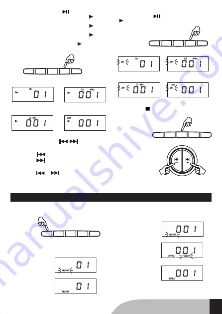 THOMSON RCD400BT Operating Instructions Manual Download Page 7