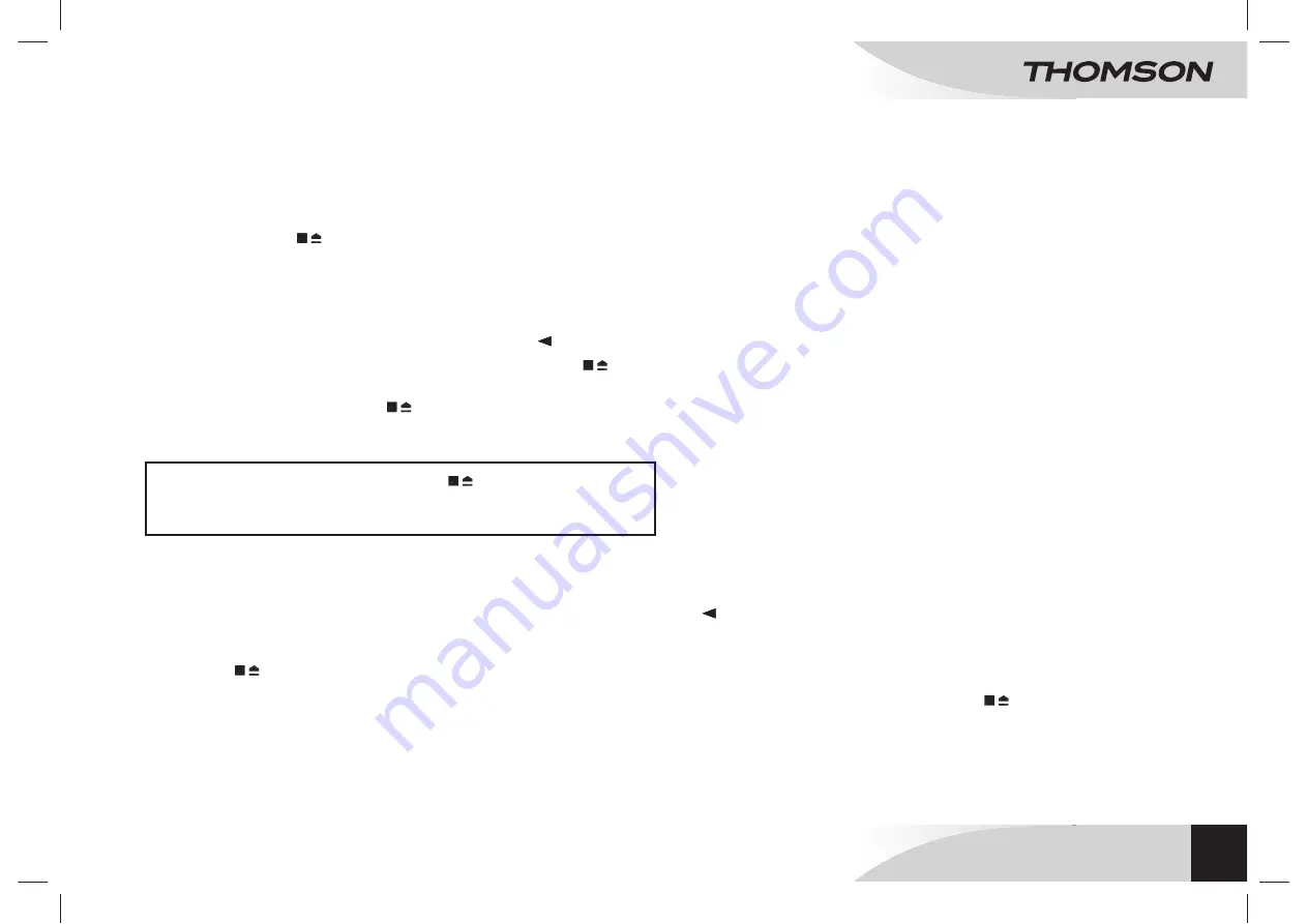 THOMSON RK100CD Manual Download Page 39