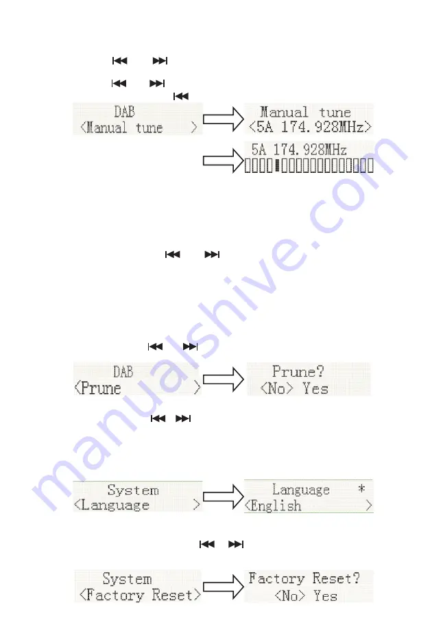 THOMSON RK200DABCD Operating Instructions Manual Download Page 192