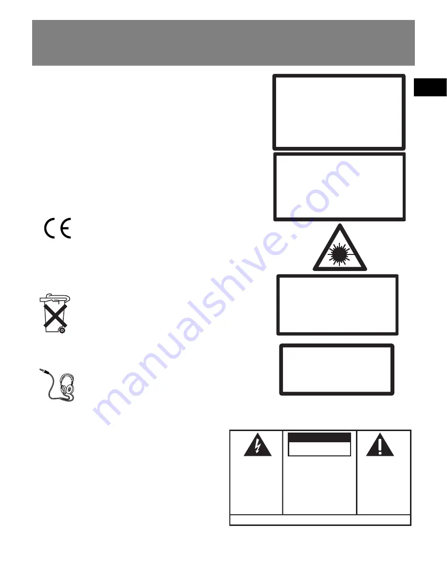 THOMSON RR540CD Manual Download Page 3