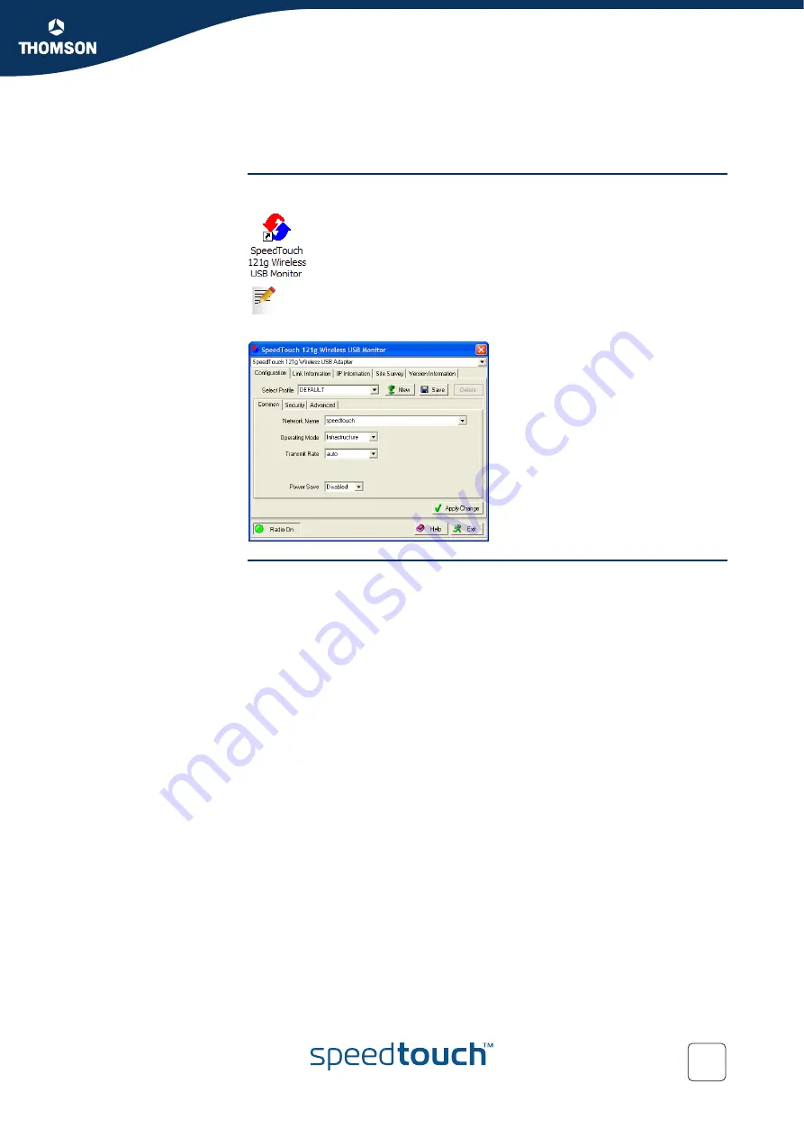 THOMSON SPEEDTOUCH 121G Setup And User Manual Download Page 15