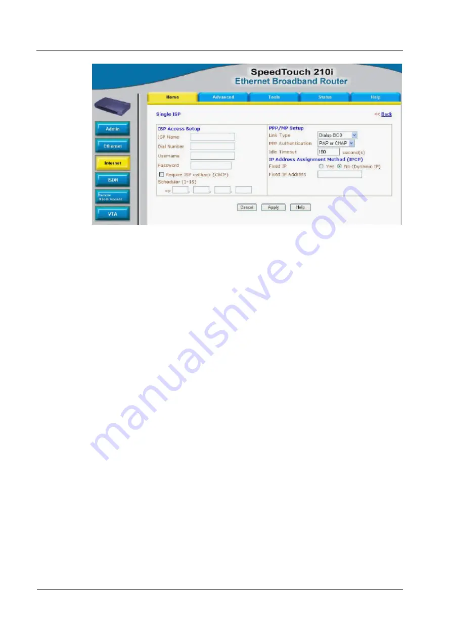 THOMSON SpeedTouch 210i User Manual Download Page 27