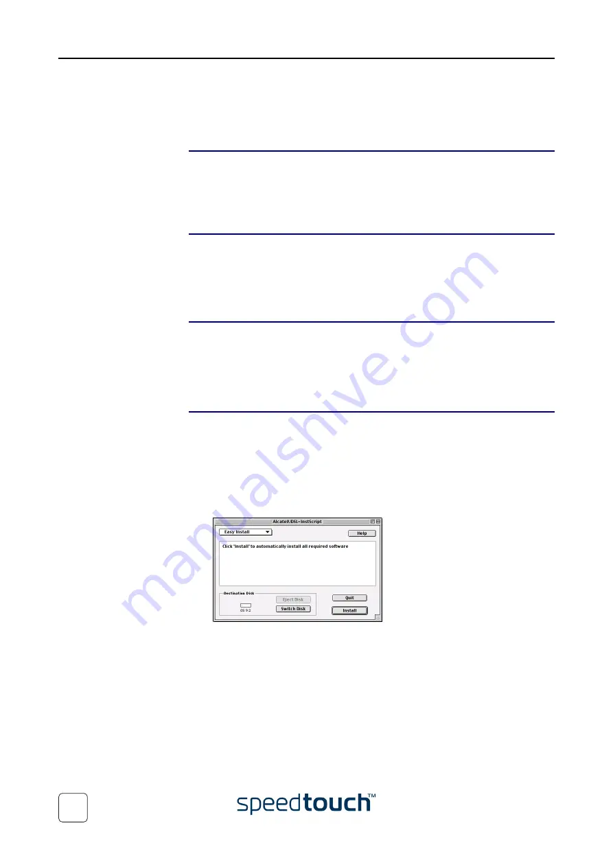 THOMSON SpeedTouch 500 Series Setup And User Manual Download Page 18