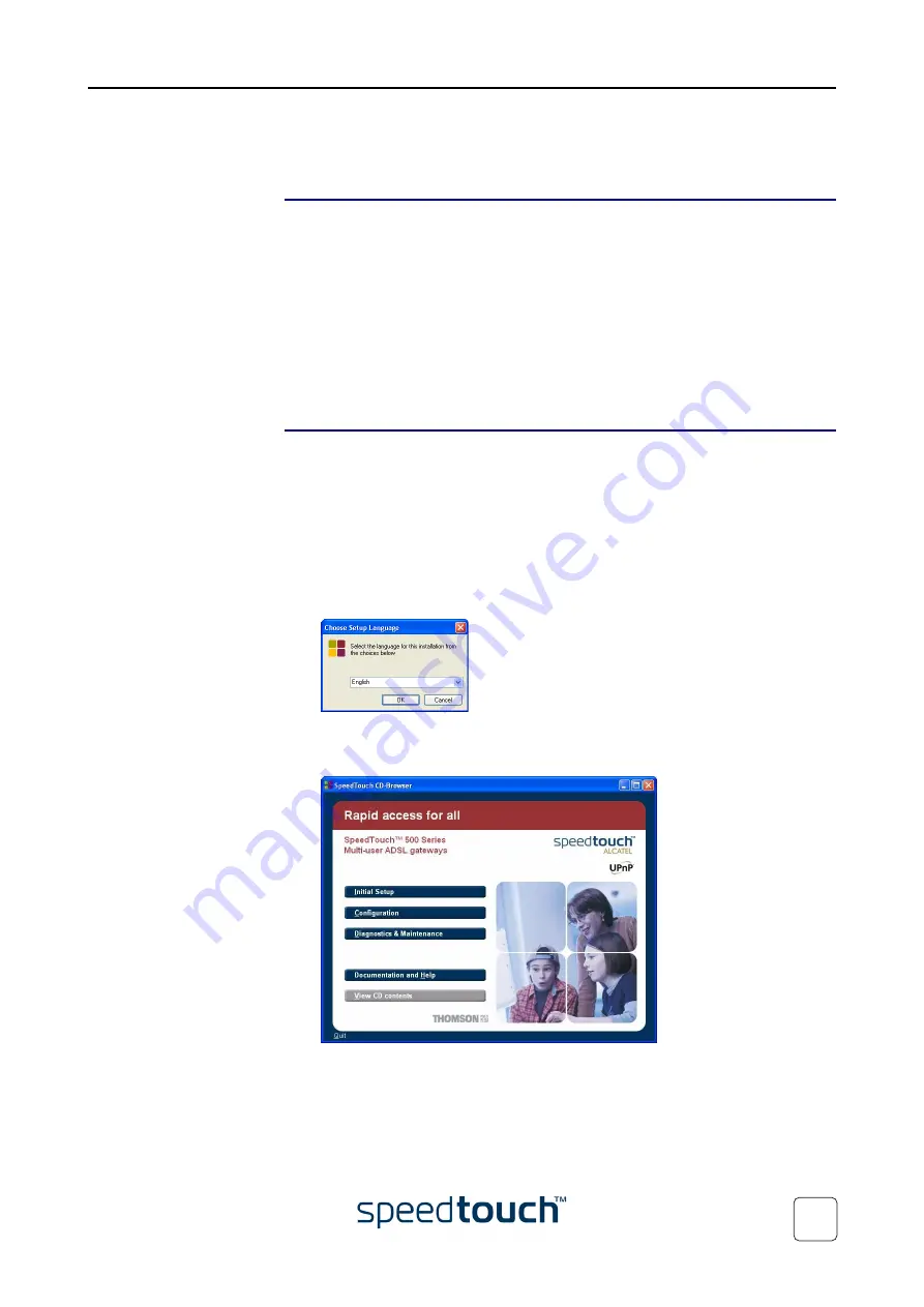 THOMSON SpeedTouch 500 Series Setup And User Manual Download Page 33