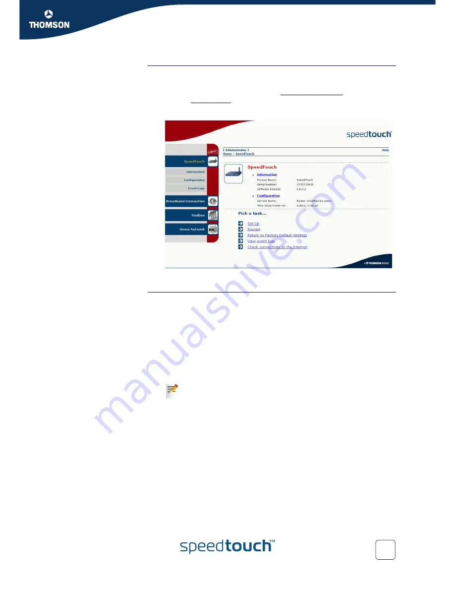 THOMSON SPEEDTOUCH 546 - VERSION 6 Installation And Setup Manual Download Page 23