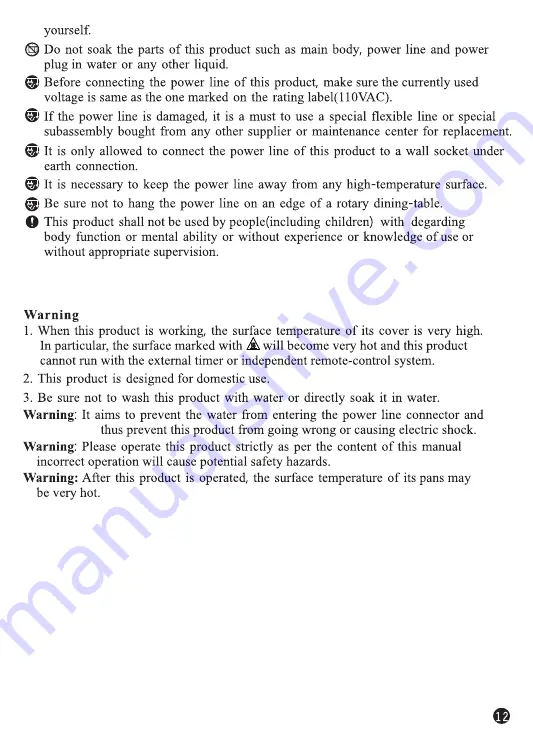 THOMSON TM-SAS06G Instruction Manual Download Page 13