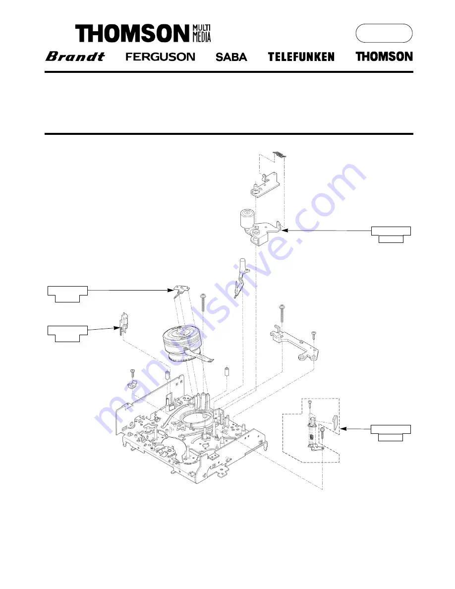 THOMSON VK231PS Technical Manual Download Page 135