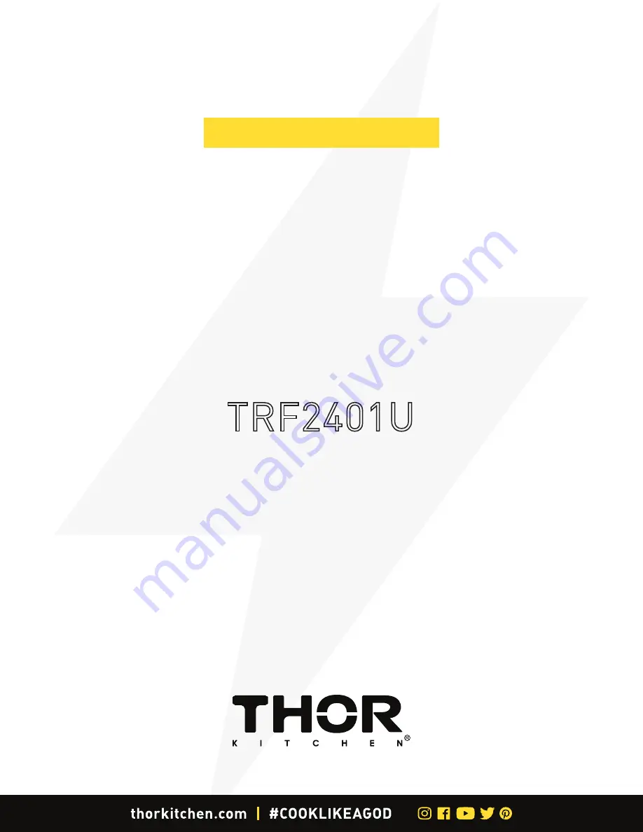 Thor Kitchen TRF2401U Скачать руководство пользователя страница 2