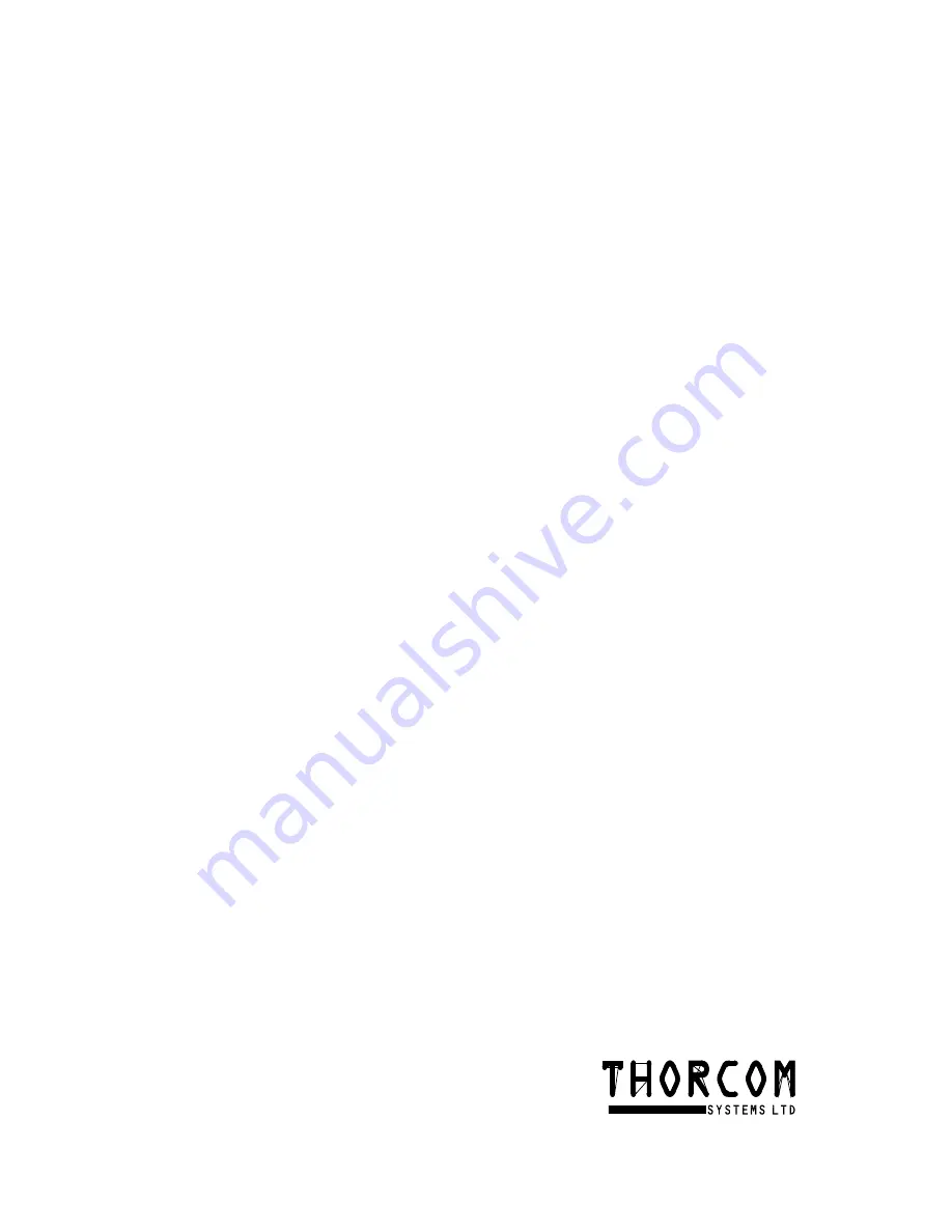 Thorcom MCU500 Hardware Reference Manual Download Page 1