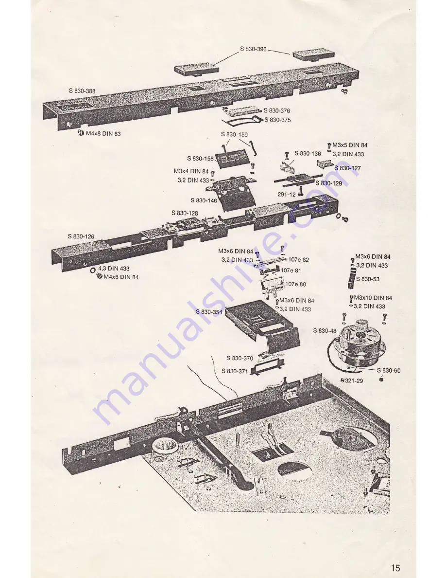 THORENS TD 125 Service Manual Download Page 16