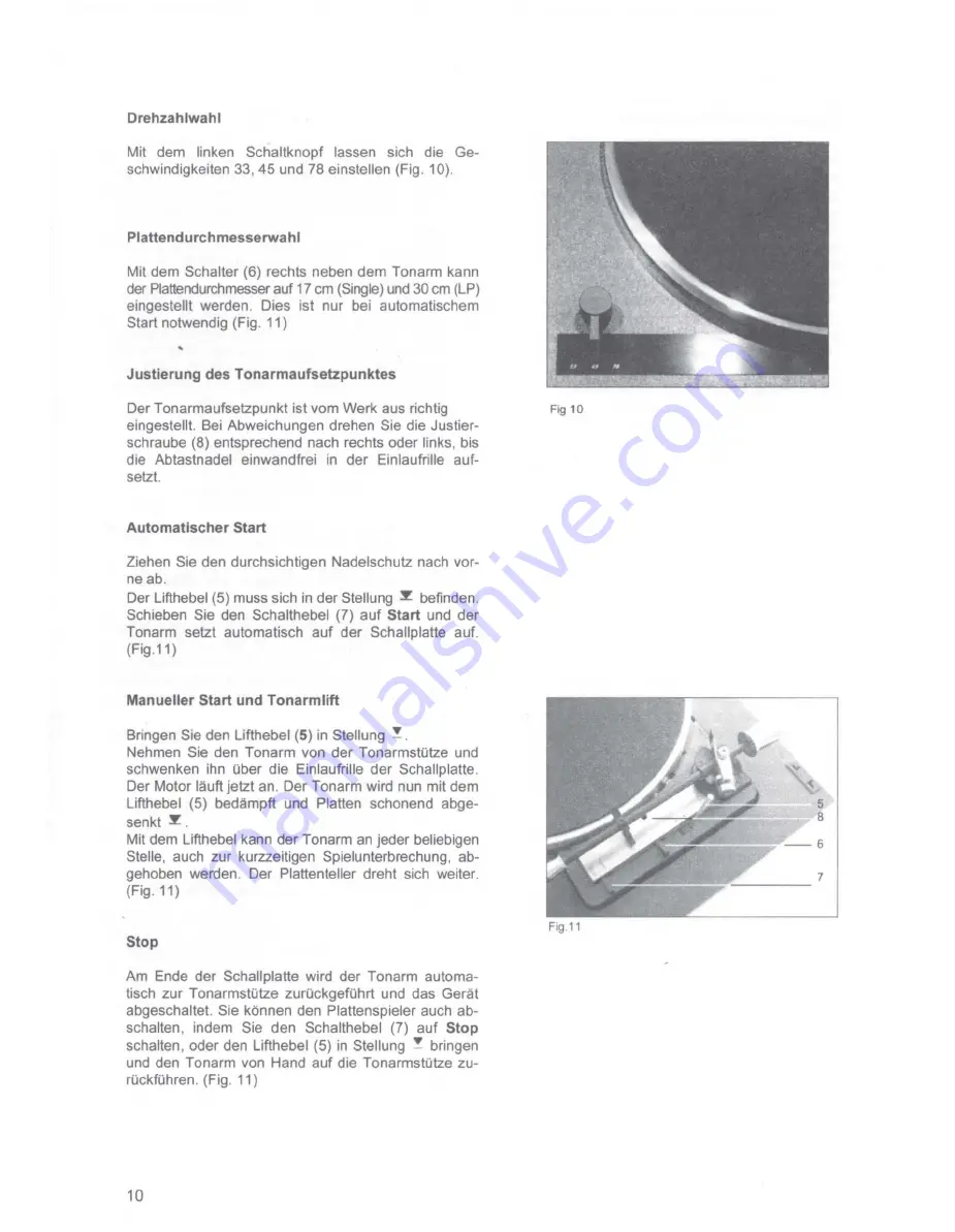 THORENS TD 240-2 Скачать руководство пользователя страница 11